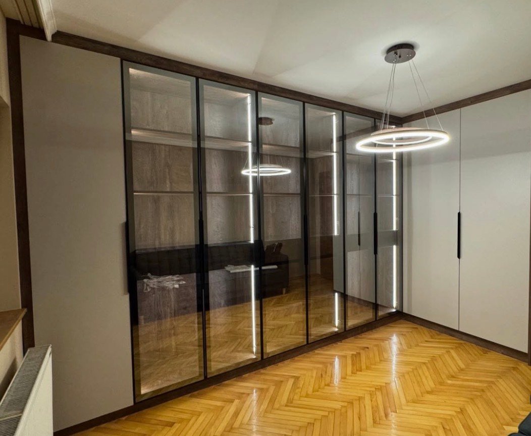 Glass Wardrobe Wall